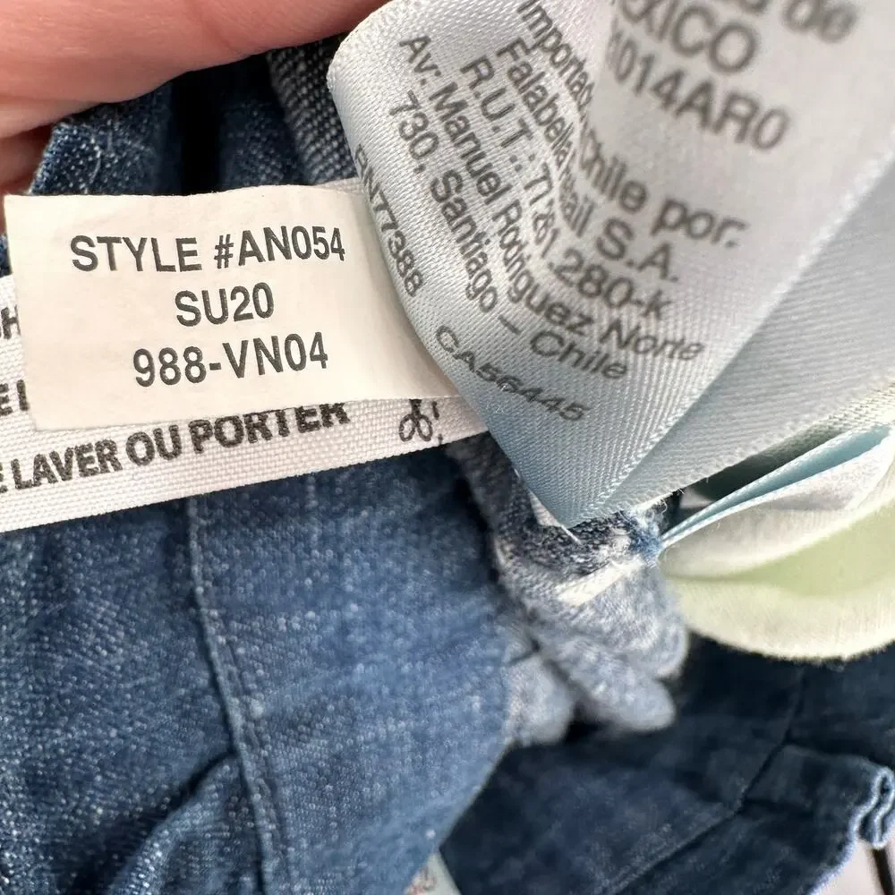 J. CREW NWT Paperbag Tie Waist Ankle Jean Pants in Chambray  // 2 - Picture 10 of 10